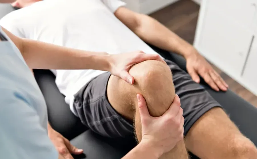 Therapist working one on one with a patient